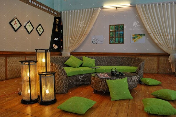 Bộ sofa lục bình hình bán nguyệt WAIS-105A