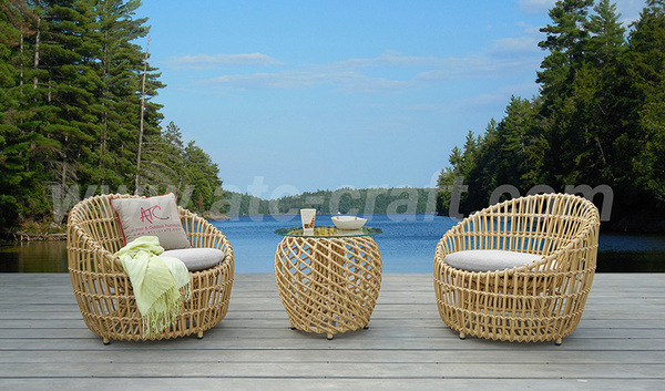 Bộ sofa mini giả tre ngoài trời RASF-175