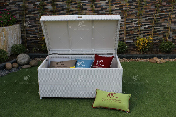 Rương chứa đồ ngoài trời mây nhựa RACA-003