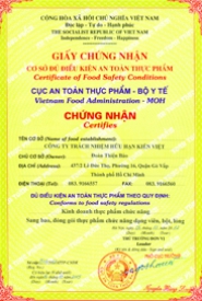 Chứng nhận - Bao Bì Kiến Việt - Công Ty TNHH Kiến Việt (KIVICO)