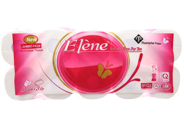 Giấy vệ sinh Elene hồng