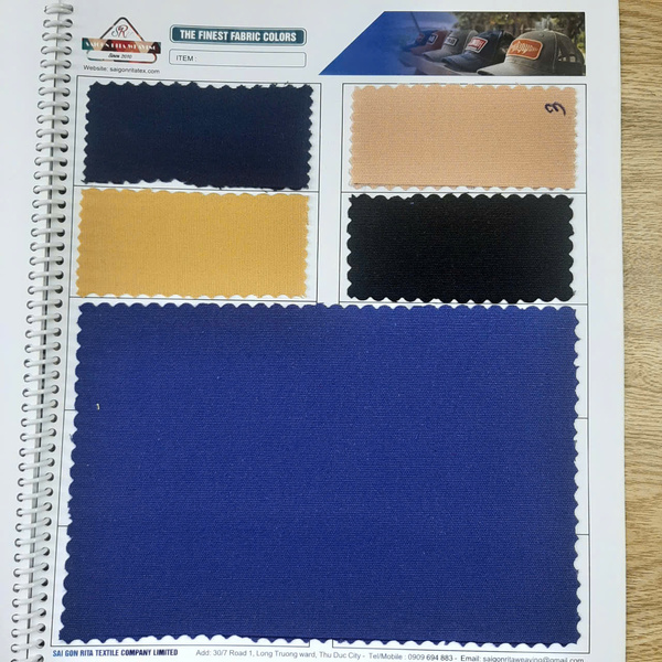 Cotton canvas - Dệt Sài Gòn RITA - Công Ty TNHH Dệt Sài Gòn RITA