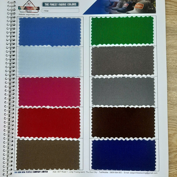 Cotton canvas - Dệt Sài Gòn RITA - Công Ty TNHH Dệt Sài Gòn RITA