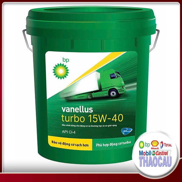 Dầu nhớt BP Vanellus Turbo 15W - 40