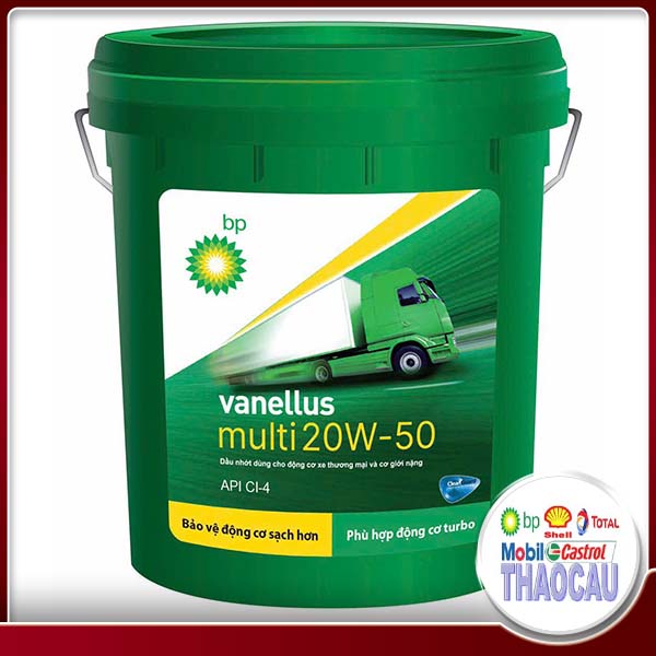 Dầu nhớt BP Vanellus 20W - 50