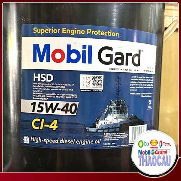 Dầu nhớt Mobil Gard 15W - 40