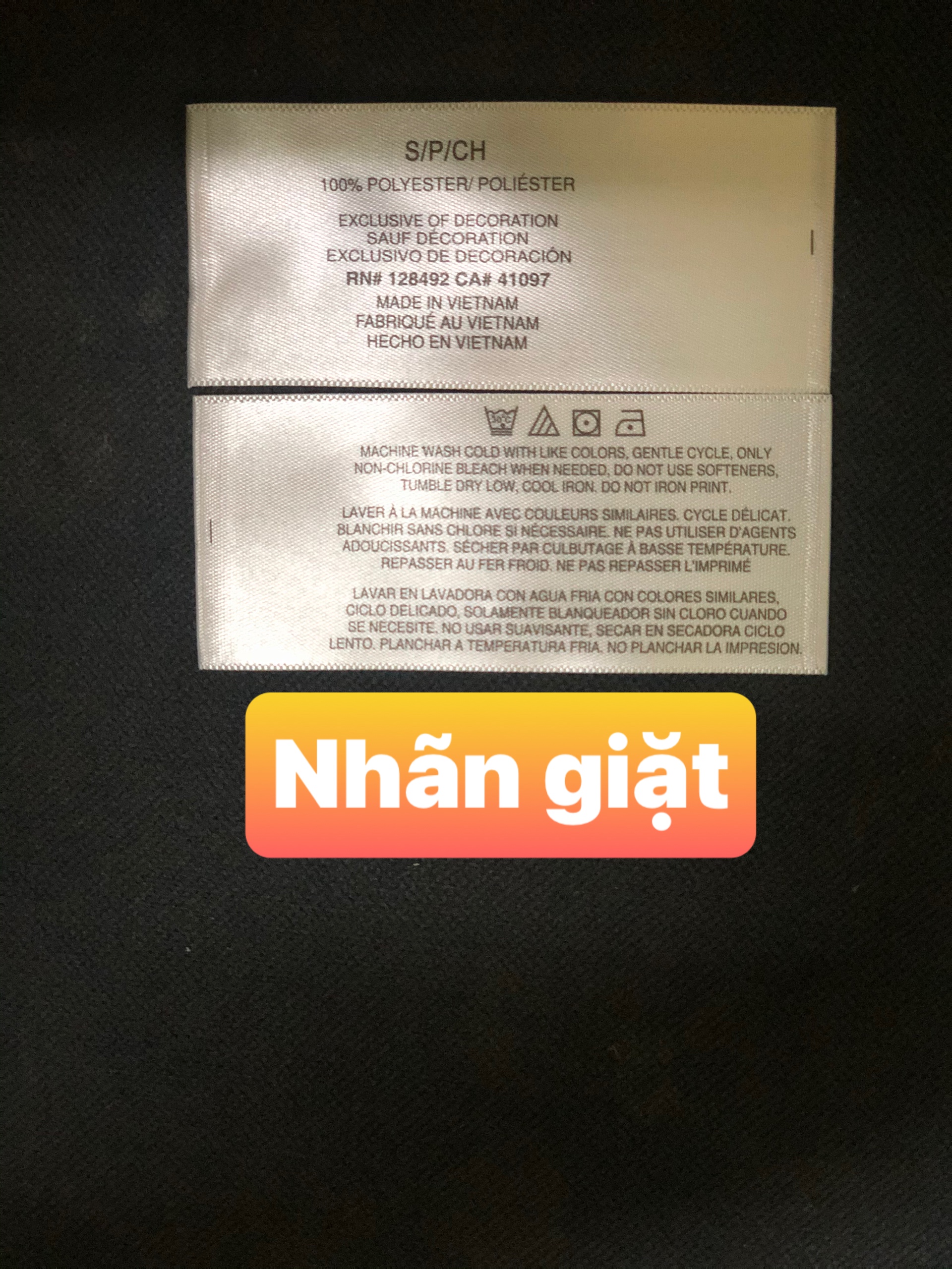 Tem nhãn giặt