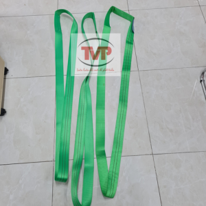 Dây cáp vải cẩu hàng 2 tấn vòng tròn - Dây Cáp Vải Và Dây Đai Dệt Tân Vinh Phát - Công Ty TNHH Sản Xuất Tân Vinh Phát