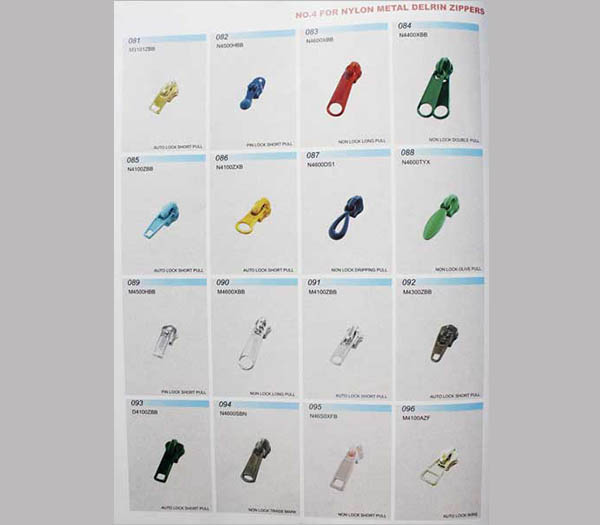 Đầu khóa kéo kim loại, đầu khóa kéo kiểu