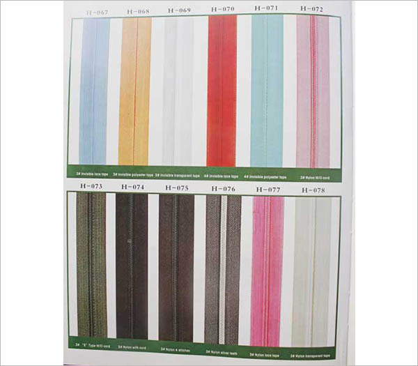 Dây khóa kéo phao các loại