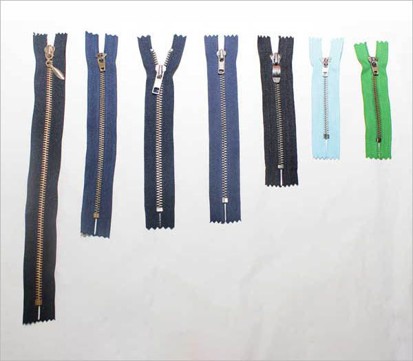 Dây khóa kéo kim loại