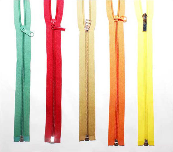 Dây khóa kéo nylon Close End