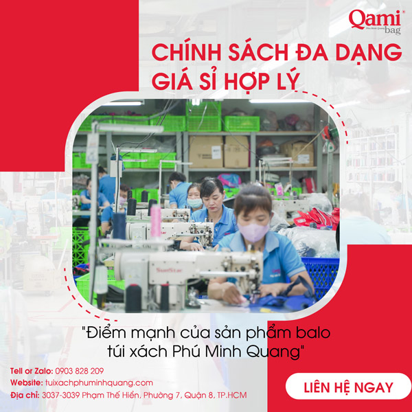  - Qami Bag - Công Ty TNHH May Túi Xách Phú Minh Quang