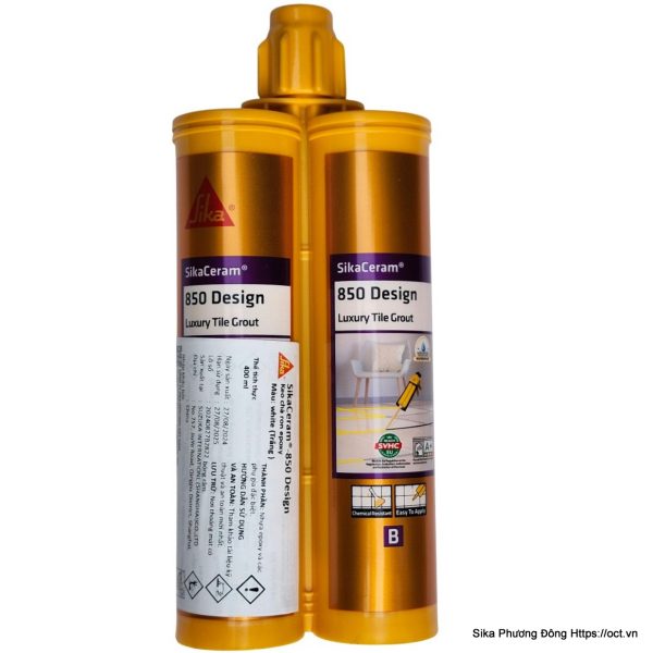 SikaCeram 850 Design 400ml - Hóa Chất Phương Đông - Công Ty Cổ Phần Vật Liệu Xây Dựng Thương Mại Phương Đông