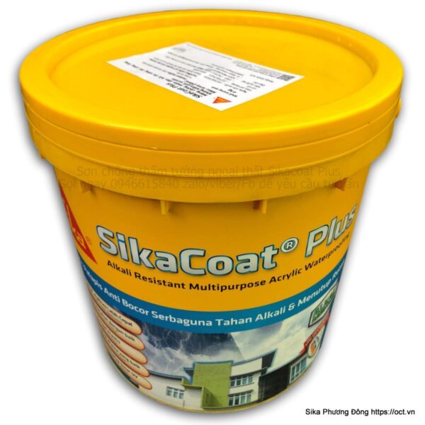 Sikacoat Plus 4Kg - Hóa Chất Phương Đông - Công Ty Cổ Phần Vật Liệu Xây Dựng Thương Mại Phương Đông