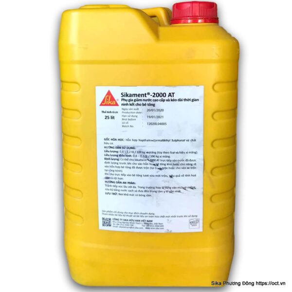 Sikament 2000at 25L - Hóa Chất Phương Đông - Công Ty Cổ Phần Vật Liệu Xây Dựng Thương Mại Phương Đông