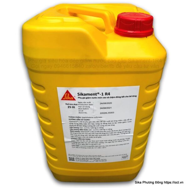 Sikament R4 25Kg - Hóa Chất Phương Đông - Công Ty Cổ Phần Vật Liệu Xây Dựng Thương Mại Phương Đông