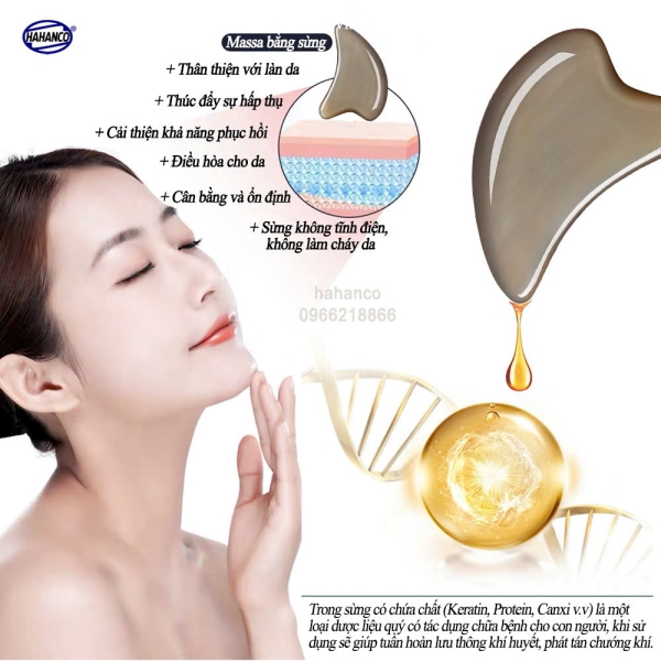 Đồ massage bằng sừng