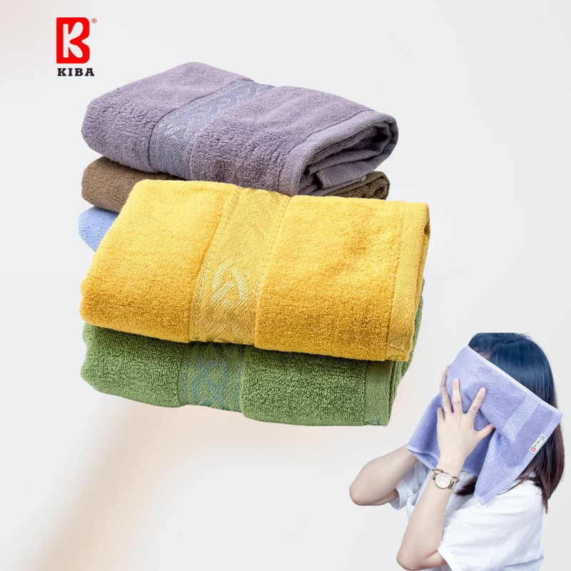 Khăn mặt KIBA đơn màu
