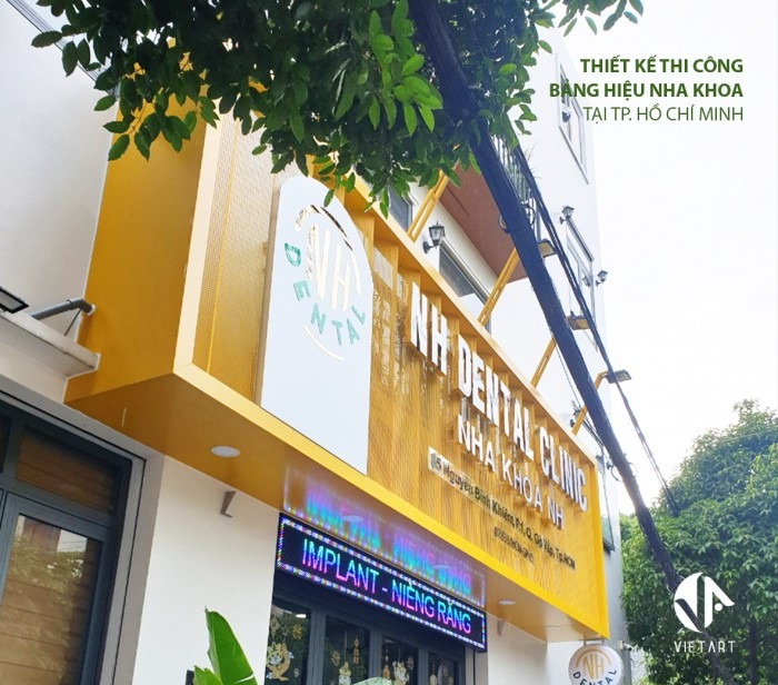 Thiết kế & thi công bảng hiệu nha khoa