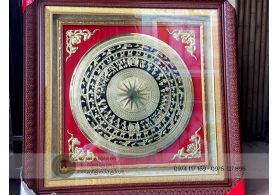 Mặt trống đồng vàng gò thủ công