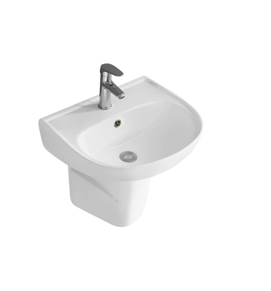 Chậu chân lửng F216 - Thiết Bị Vệ Sinh Brasler - Công Ty Cổ Phần Brasler Việt Nam