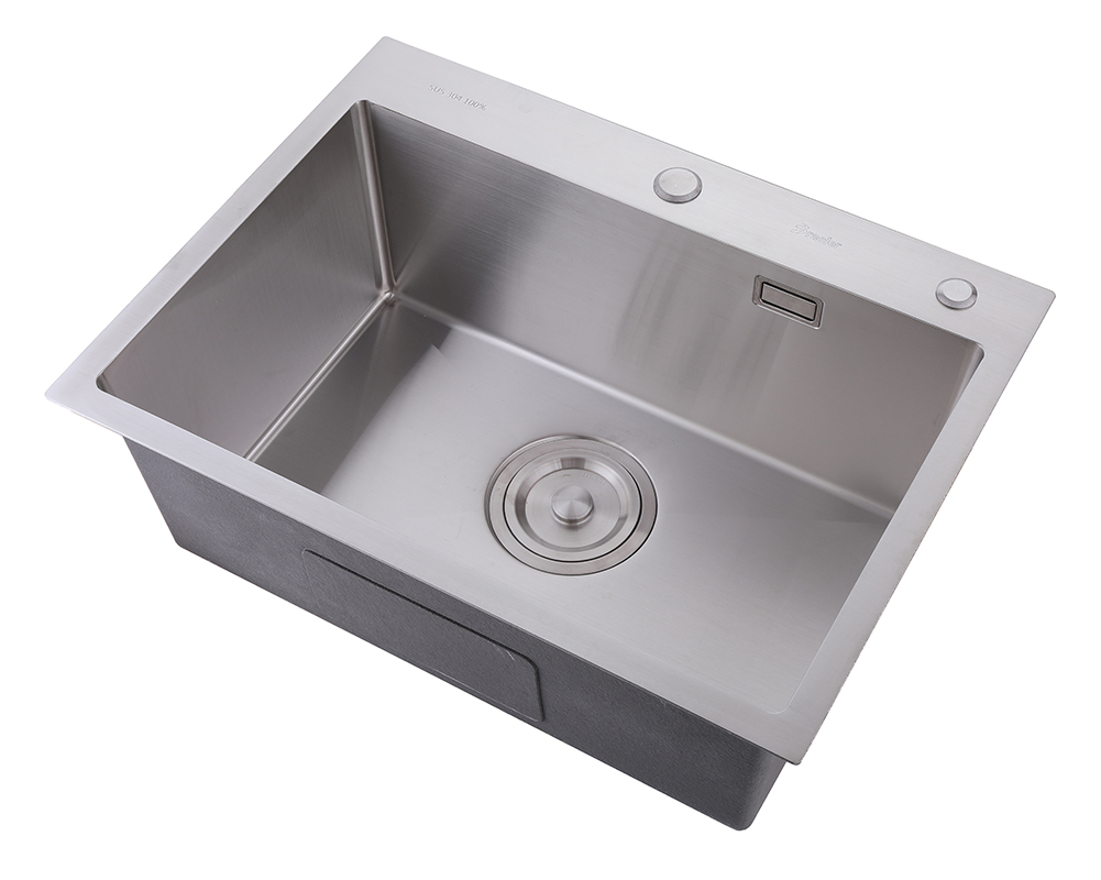 Chậu rửa inox 6045-A - Thiết Bị Vệ Sinh Brasler - Công Ty Cổ Phần Brasler Việt Nam
