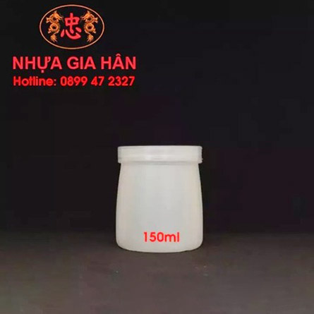 Hũ sữa chua 150ml - Nhựa Gia Hân - Công Ty TNHH MTV Nhựa Gia Hân