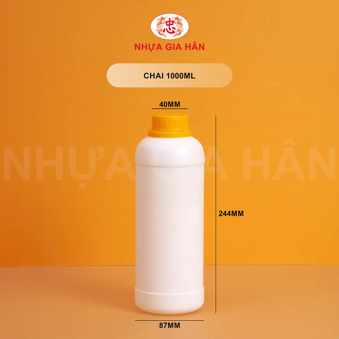Chai nhựa 1000ml - Nhựa Gia Hân - Công Ty TNHH MTV Nhựa Gia Hân
