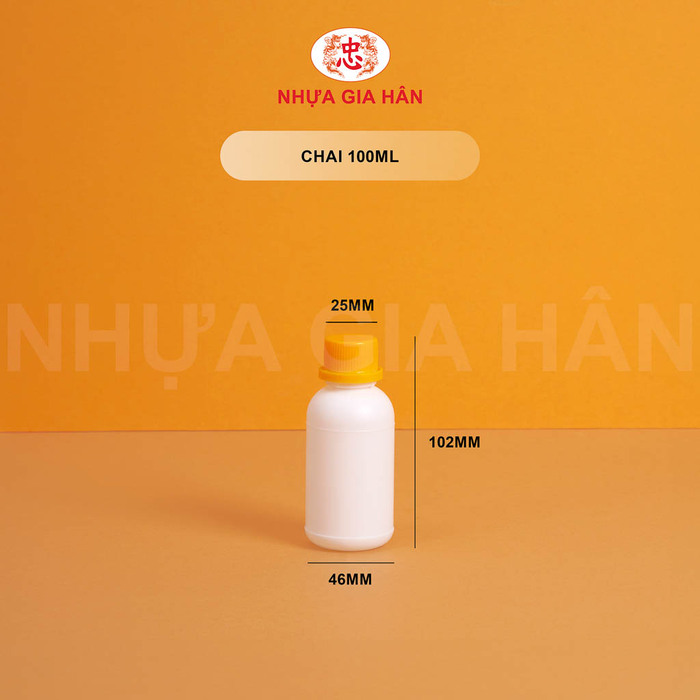 Chai nhựa 100ml - Nhựa Gia Hân - Công Ty TNHH MTV Nhựa Gia Hân