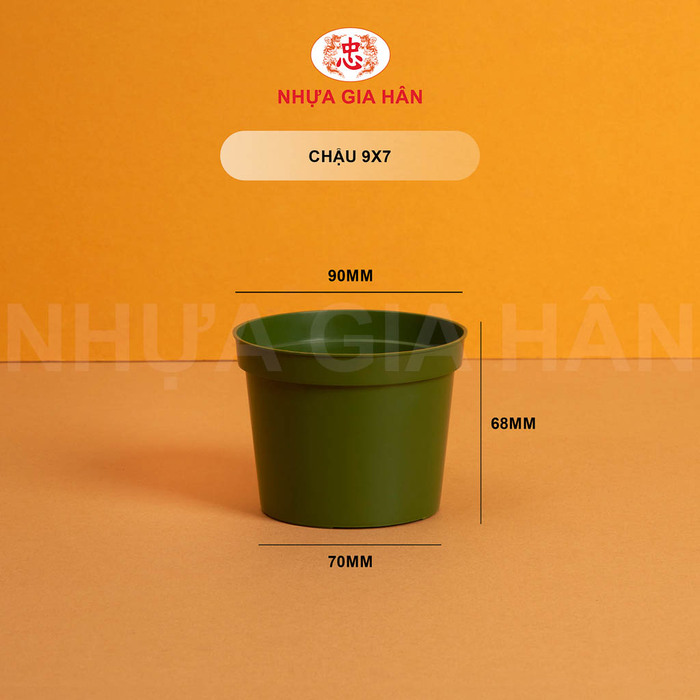 Chậu nhựa 9x7 - Nhựa Gia Hân - Công Ty TNHH MTV Nhựa Gia Hân