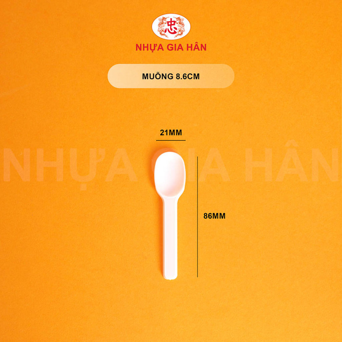 Muỗng nhựa PP 8,6cm - Nhựa Gia Hân - Công Ty TNHH MTV Nhựa Gia Hân