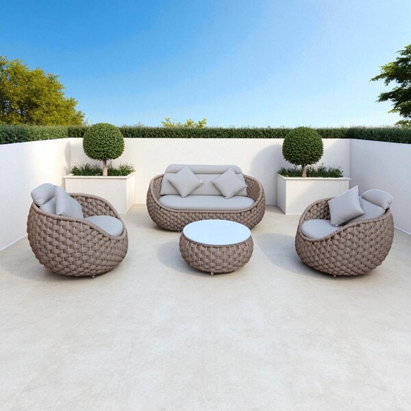 Bộ sofa dây thừng 036