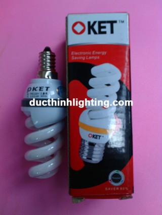 Bóng đèn Compact OKET xoắn mini 13W - Cửa Hàng Đèn Chiếu Sáng Đức Thịnh