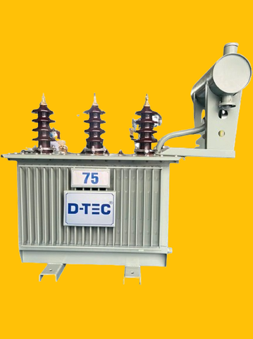 Máy biến áp dầu 75kVA - 35/0.4kV - Máy Biến áp D-TEC - Công Ty Cổ Phần Sản Xuất Máy Biến Thế Và Thiết Bị Điện Đông Anh