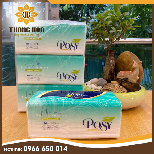 Giấy rút lụa Posy - Giấy Vệ Sinh Thăng Hoa - Công Ty Cổ Phần Đầu Tư Thương Mại Thăng Hoa
