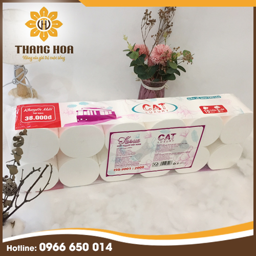 Giấy vệ sinh Cat Luxury - Giấy Vệ Sinh Thăng Hoa - Công Ty Cổ Phần Đầu Tư Thương Mại Thăng Hoa