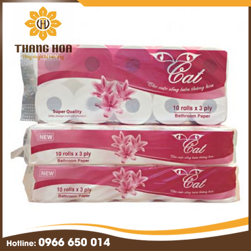 Giấy vệ sinh Cat Luxury - Giấy Vệ Sinh Thăng Hoa - Công Ty Cổ Phần Đầu Tư Thương Mại Thăng Hoa