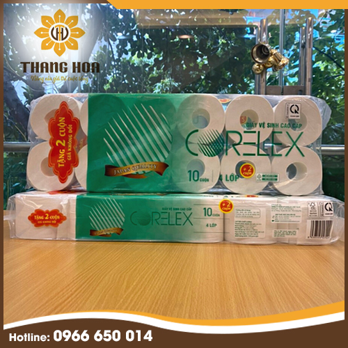 Giấy vệ sinh Corelex - Giấy Vệ Sinh Thăng Hoa - Công Ty Cổ Phần Đầu Tư Thương Mại Thăng Hoa