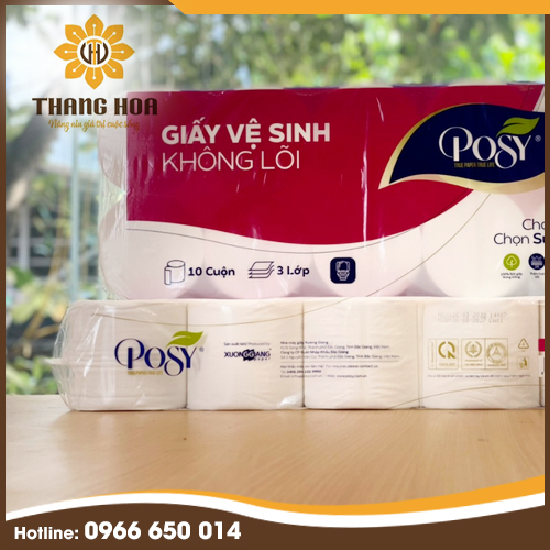 Giấy vệ sinh Posy - Giấy Vệ Sinh Thăng Hoa - Công Ty Cổ Phần Đầu Tư Thương Mại Thăng Hoa