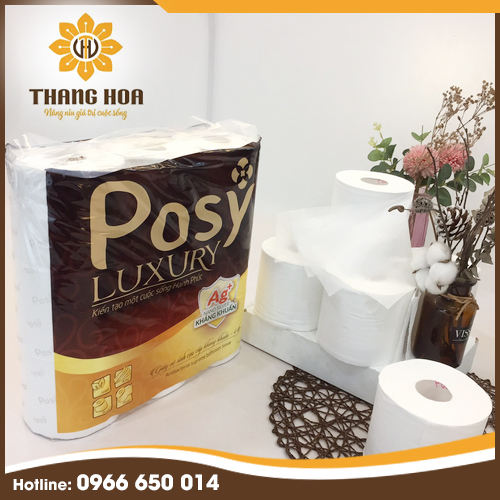 Giấy vệ sinh Posy Luxury - Giấy Vệ Sinh Thăng Hoa - Công Ty Cổ Phần Đầu Tư Thương Mại Thăng Hoa