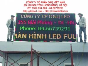 Cabin biển điện tử Led P10 ngoài trời - Led D&Q Việt Nam - Công Ty Cổ Phần Công Nghệ Led D&Q Việt Nam