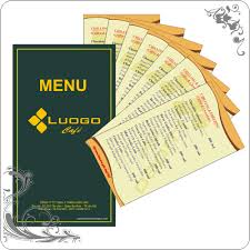 In menu - Thiết Kế In ấn Đại Phong