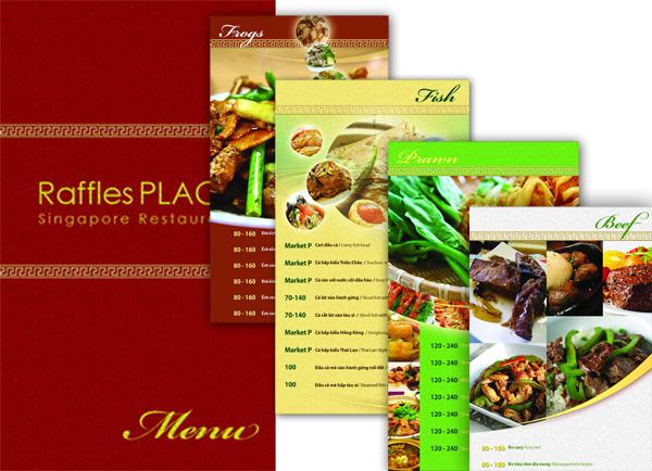 In menu - Thiết Kế In ấn Đại Phong