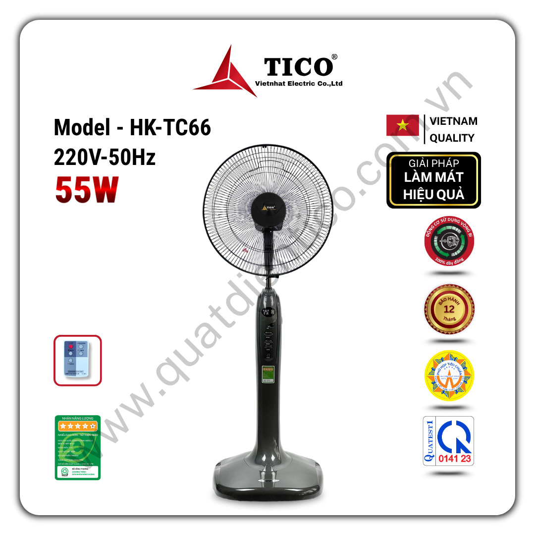 Quạt cây điều khiển HK-TC66