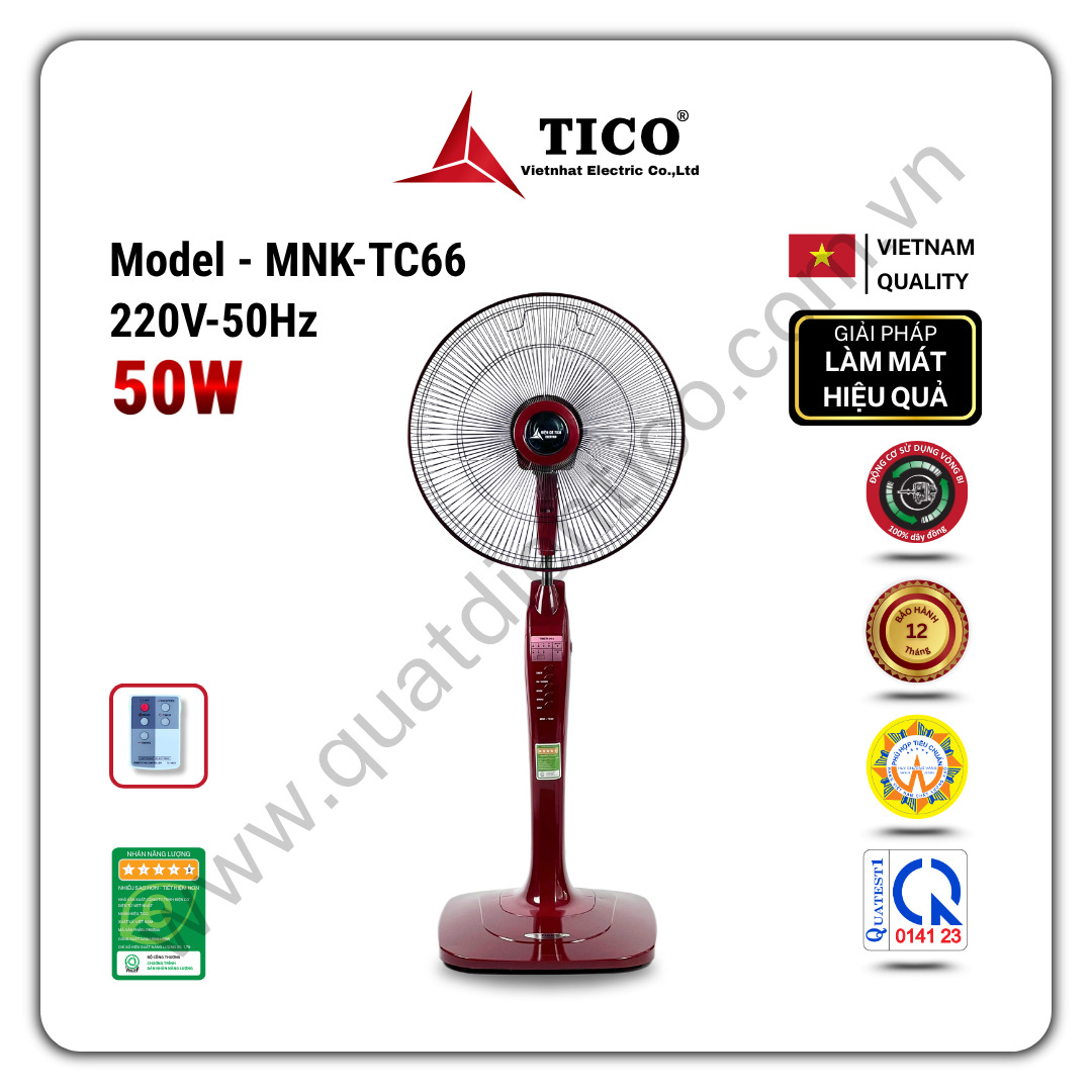 Quạt cây điều khiển MNK-TC66