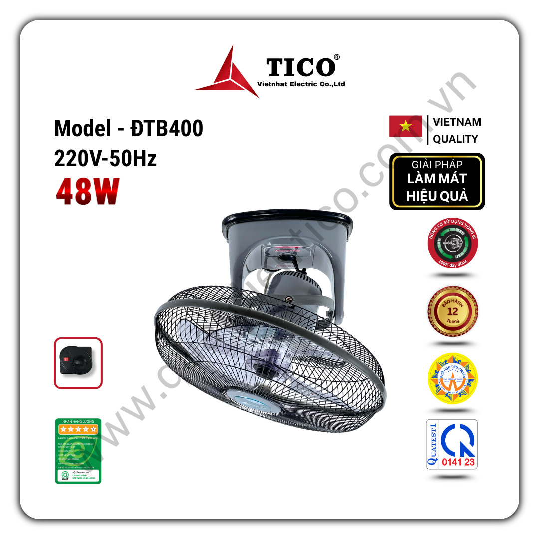 Quạt đảo trần cơ ĐTB400
