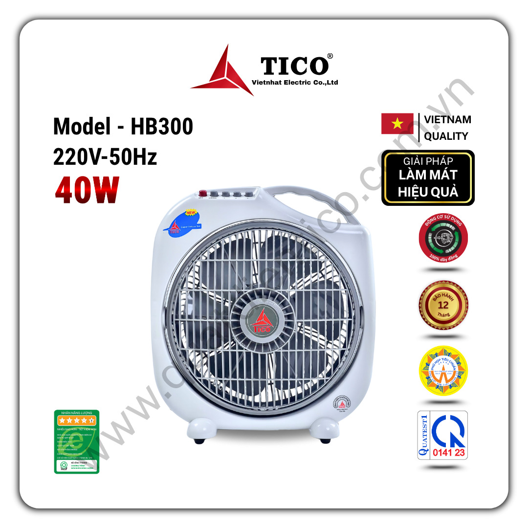 Quạt hộp tản HB300