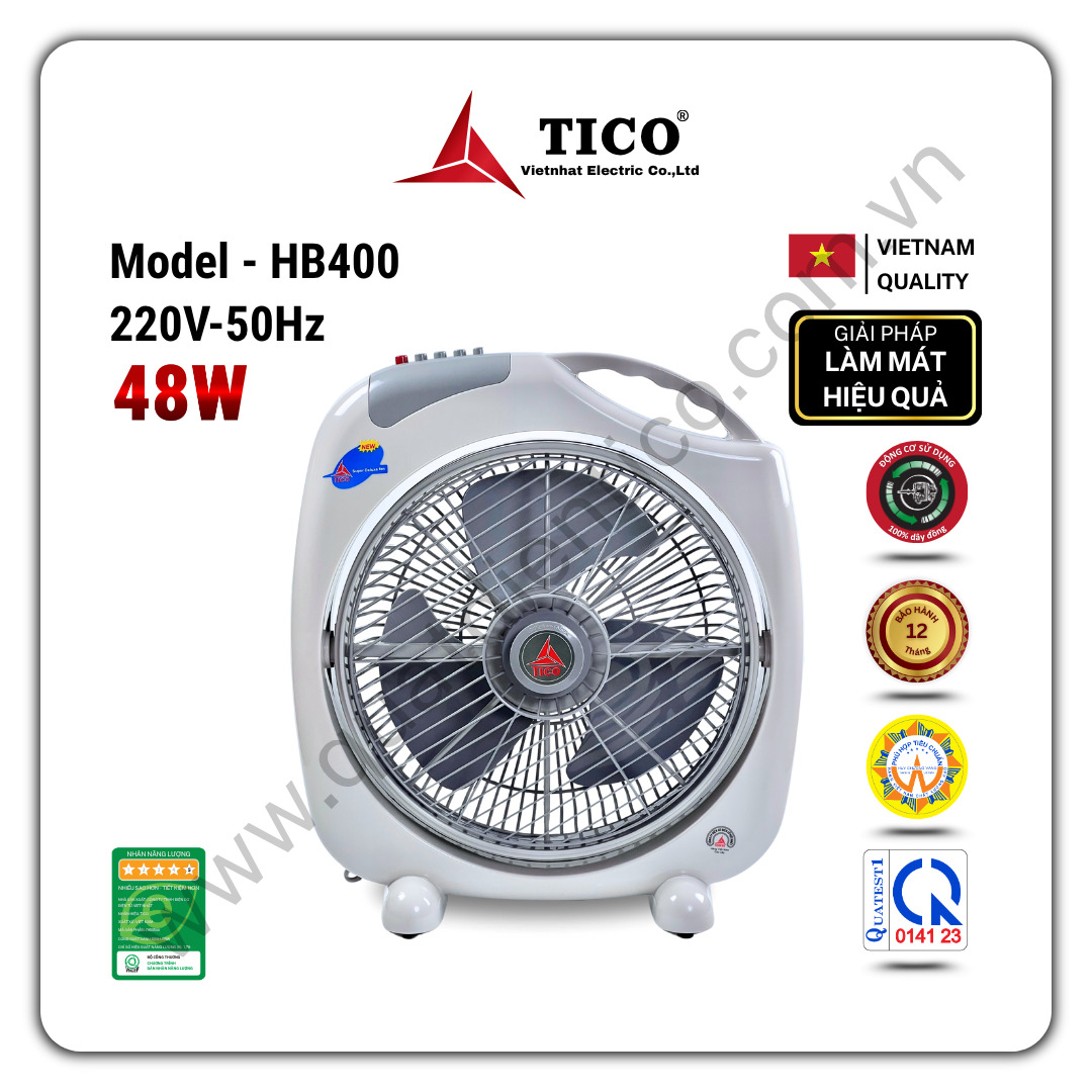 Quạt hộp tản HB400