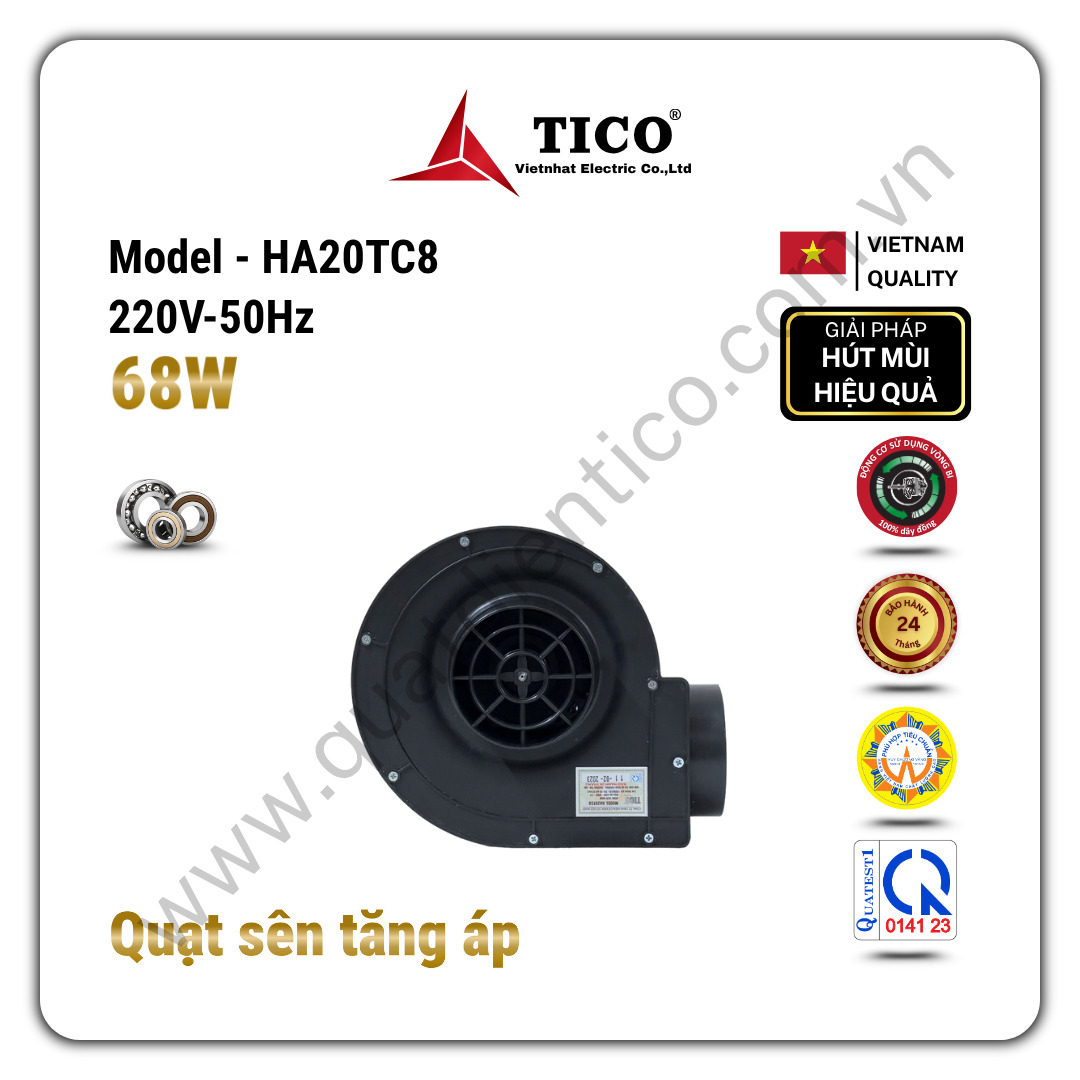 Quạt sên Tico Luxury HA20TC8